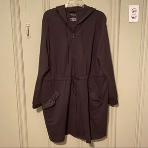 TORRID ACTIVE DARK GREEN HOODED JACKET PLUS SIZE